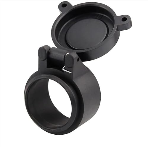 1 st transparent kikarsikteslinsskydd 25,5-69 mm uppfällbart snabbfjäderskydd objektivlock for airsoftvapen utomhusjakttillbehör(50mm)