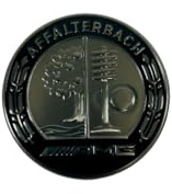 Mercedes-Benz AMG Emblem Affalterbach Stoßstange Motorhaube Dark Chrome A0008177109