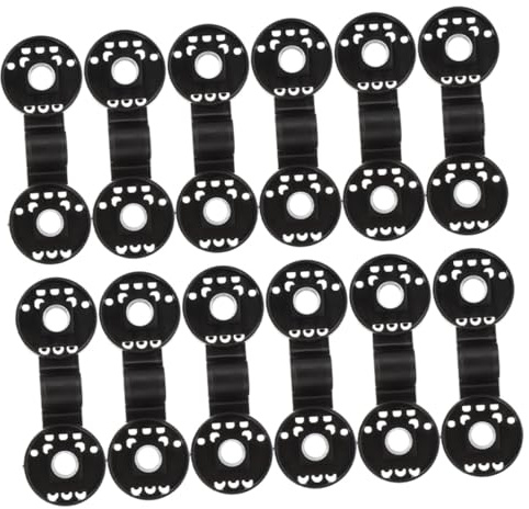 iplusmile 30 pièces Clips de Fixation pour Voile Ombrage Réutilisables Pinces Légères Plastique pour Filet Ombrage Bâche et Grillage Rigide Kit Pratique pour Jardin et Serre