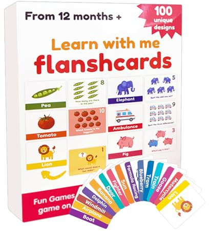 Carte per Imparare i Numeri - Studio Interattivo del Vocabolario Linguistico,Carte Gioco per l'Apprendimento e Lettere Inglesi - per Bambini in Età Prescolare Asilo Scuola 'Infanzia