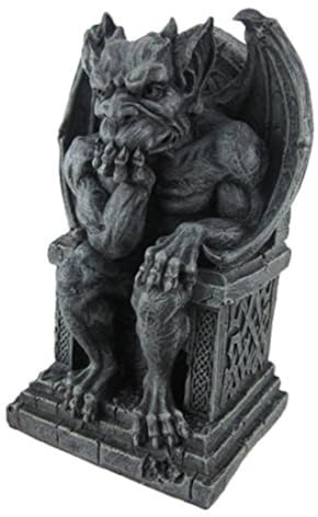 THE THINKER Medieval Gargoyle Statue Thinking