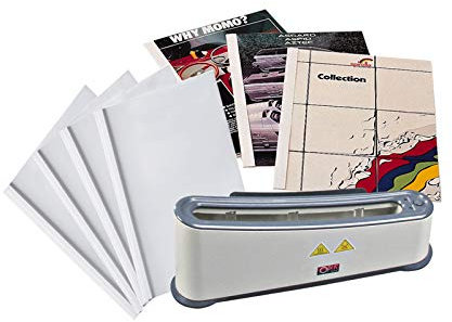 Thermobindegerät inkl. 25er Starterpaket mit Thermobindemappen (1,5-3.0 - 4.0-6.0 - 8.0 mm)