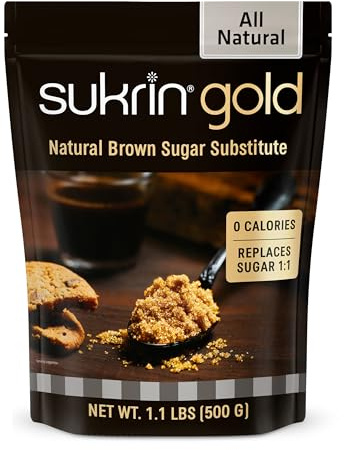 Sukrin Gold All Natural Stevia Sweetener Brown Sugar Alternative 500 g