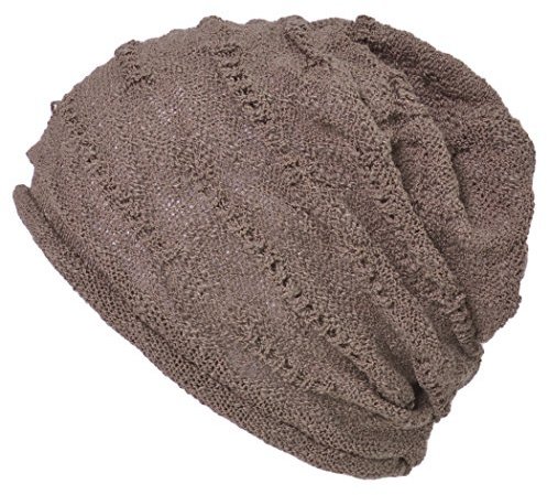 CHARM Herren Baumwoll Beanie Strickmütze - Coole Sommer Mütze Slouch Long Beanie