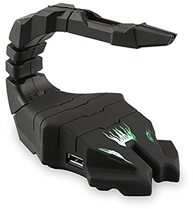 Rampage R-H1 2xUSB Maus Kabelhalter Kabelführung mit USB 2.0 HUB
