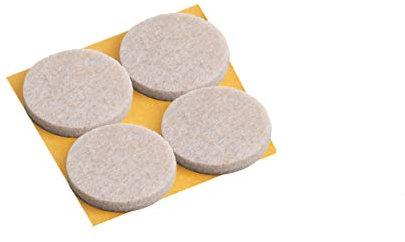 Meister Feltrini TopSoft Autoadesivi, Ø 50 mm, 4 pezzi, 644906