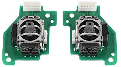 Eboxer Lot de 2 bâtons de Pouce de Manette analogique Gauche/Droite de Remplacement 3D, Manette de Pouce 3D pour Manette Wii U Gamepad