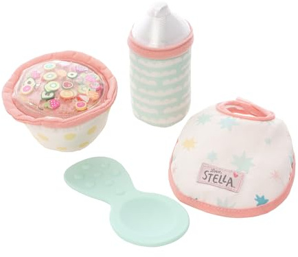 Love, Stella Baby Doll Pretend Feeding Set by Manhattan Toy