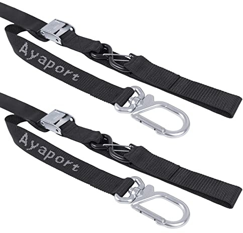 Ayaport Motorrad spanngurte mit Haken Motorrad spanngurte Transport 3.8cm x 2.4m für Motorräder, ATVs, Schneemobile