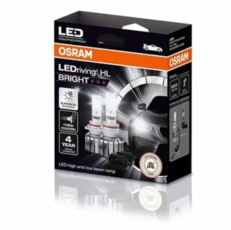 OSRAM LEDriving® HL BRIGHT, ≜ HB3(9005)/H10/HIR1, LED helljus/halvljus, endast off-road, +300% högre ljusstyrka, 6000K, Hängande duobox (2 lampor)