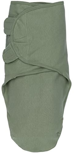 Meyco Baby Uni Pucksack, Erstausstattung Neugeborene (Pucktuch für Babys ab 0-3 Monaten, weicher Schlafkomfort, 100% Baumwolle, atmungsaktiv, Einschlafhilfe), Waldgrün