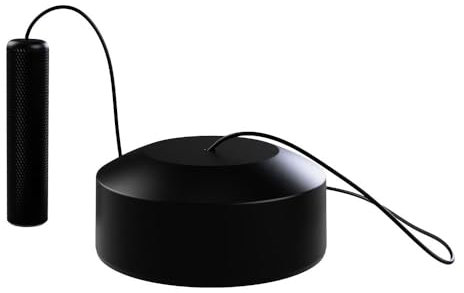 SAMOTECH 2WAY Zigbee Pull Cord Switch – Works with Philips Hue, Home Assistant and other Zigbee Hubs. Direct Replacement for UK Non-Smart Pull Cords. No Neutral required (Matt Black)