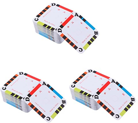 Operitacx 300 Stk Handgestricktes Shuttle-stück Diy Weben Versorgung Webfaden Tablet Für Loom-karten-tablet Kinder Stricken Tablets Japanisch Webstühle Handgemachte Karte Schmuck Papierstau