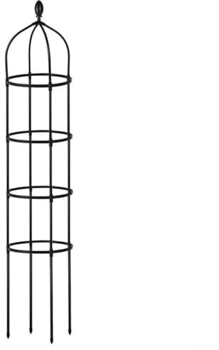 Treillis de jardin rond robuste et élégant pour rosiers grimpants et vignes