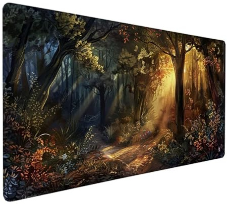 Pink Gaming Mouse Pad 600 x 400 x 3 mm, Extended Large Mouse Mat Flower Desk Mat With Stitched Edges, Waterproof Mousepad, Non-Slip Rubber Base Desk Pad for Home Decor Office Accessories Gifts Z-408