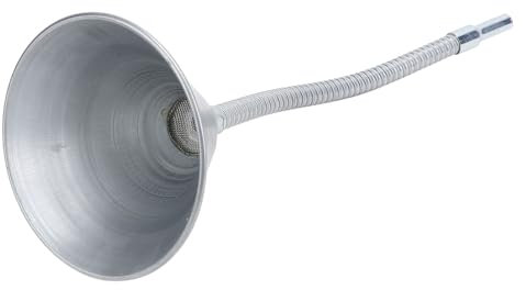 Embudo de Aceite de Cuello Largo, Embudo de Pico Flexible con Filtro Estructura Metlica Manguera Flexible de Boca Ancha para Aceites Automotrices Lubricantes Gasolina