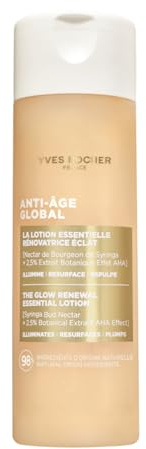 Yves Rocher Erneuernde - Essentielle Lotion - 122 ml | Anti-Aging Gesichtslotion für mehr Glow - AHA-Pflanzenextrakt & Fliederknospen-Nektar - Strahlender Teint
