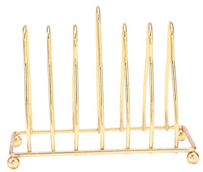 BESTYASH Scolapiatti Organizzatore Per Piatti Mini Portapiatti Portapiatti Decorativo Multiuso Piccolo Scolapiatti Scolapiatti Con Montaggio In Oro Portapiatti Da Cucina Per