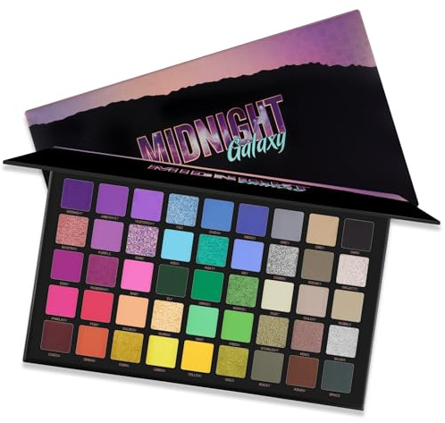 BUTBU Spotlight Lidschatten Palette, mit 45 Farben, Professional Makeup | Lidschattenpalette, Eyeshadow-Palette Matt und Schimmernde, Hochpigmentierten Schmink palette, für Urlaubs & Alltags Make Up