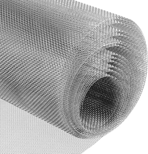 Metallgeflecht Flexibel, Maschendraht 40 x 200 cm, 40 Maschen feines Metallgitter, 304 Edelstahl Luftziegel-Gitterabdeckung Lüftungsgitter, für Mäuse-Nagerabwehr Insekten-Schädlingsbekämpfung