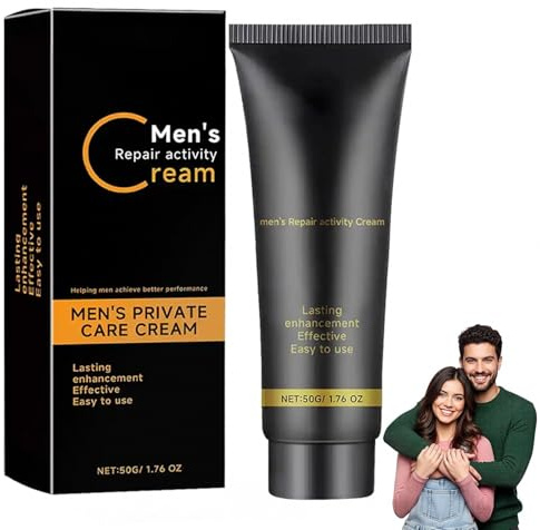 Elycura Intimcreme für Männer, Elycura Aktivitätscreme für Männer, Hochwertige Körperbutter für Männer, Stellt Vitalität wieder her, Gewinnt Selbstvertrauen zurück, Erfrischende,1PCS
