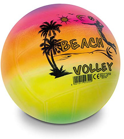 Mondo Toys Pallone da Beach VOLLEY RAINBOW, Pallavolo Bambino/Bambina, Multicolore/Arcobaleno, 02340