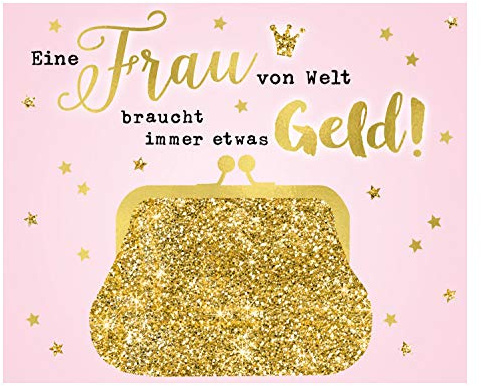 Depesche 10871-015 Wunscherfüller Soundbox zum Verschenken von Geld und Gutscheinen, mit Melodie und Geldbrief, ca. 11,2 x 9,5 x 3,5 cm