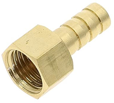1Pc* Pipe Fittings Brass Barb Hose Tail Fitting Fuel Air Gas Water Hose Oil OD 25mm-38mm To 1/8'' 1/4'' 3/81/2'' Female Thread Copper (Size : OD 32mm, Thread Specification : 1)