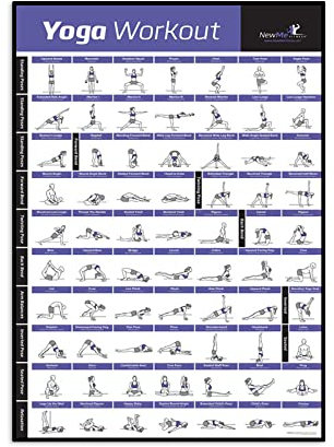 REYTOL Fitnessstudio Yoga Workout Poster Yoga Fitness Bodybuilding Motivational Canvas Wand Bilder Mann Home Fitnessstudio Nordic Style Yoga Übung Wandbilder Dekor（Kein Rahmen）