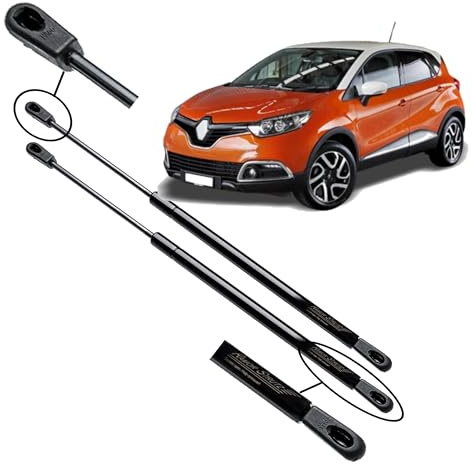 Ramor Strutz 2x Gasfeder Dämpfer Heckklappe Kompatibel mit Renault Captur 2013-2019. Gasdruckfeder Heckklappendämpfer Ersatz für 844301324R und Andere.