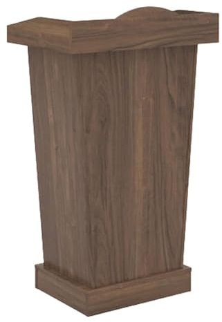 Roedax Rednerpult Einfache Rednerpulte aus Holz, Konferenztisch, Stehpult mit offenem Stauraum, Lehrerpodien, Leichter, moderner Podiumsständer Mode