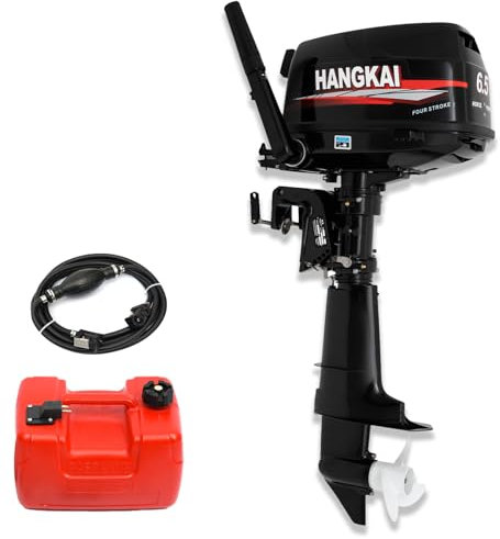 BJTDLLX 6,5 hk utombordsmotor 4-takts utombordsmotor 123 cc båtmotor CDI-system professionell båt bensinmotor utombordsmotorer vattenkylning, för gummibåtar, gummibåtar, fiskebåtar