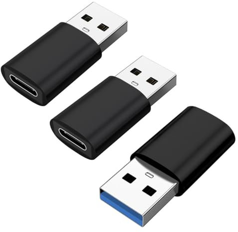 OUDQFCJ 3 pcs Adattatore USB USB C femmina a USB maschio adattatore USB 3.0 tipo C