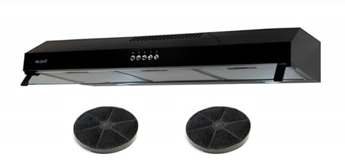 BELDEKO Hotte Casquette 90 cm Noir 438 m3/h 200W - Marque Française
