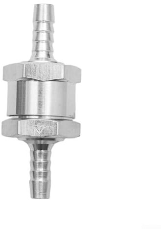 Clapet anti-retour pour carburant et eau, alliage d'aluminium, résistant au diesel, essence (10 mm)