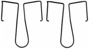 Lot de 2 clips de ceinture d'émetteur de microphone pour émetteurs Shure PGX1 PGXD1 SLX1 PG1 sans fil, clip de ceinture de microphone en métal, noir