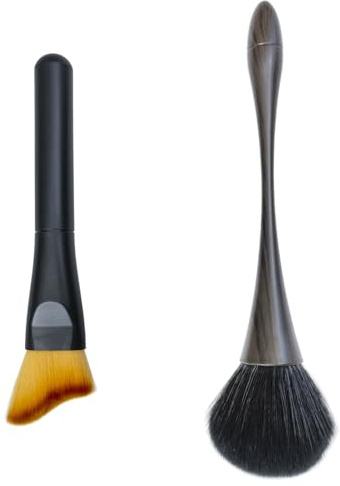 2 Pack Exquisite Dusting Brush Kit, Small Dust Brushes, Feather Duster, Cleaning Brush Perfect for Models, Craf, Collectibles,Computers, Digital Devices, Car Interior, Musical Instruments