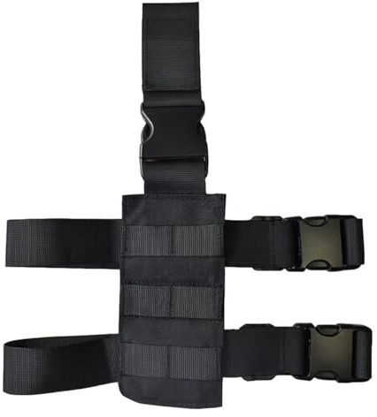 HOUSON Tactical Beingurt，NylonOberschenkelgurt Beinschlaufen Taktische Beintasche für Oberschenkel Holster Leg Hanger Militär mit Schnellverschluss Seite Schnalle