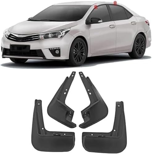 Auto Schmutzfänger für Toyota Corolla 2014-2018, Auto Modifikation Spritzschutz Kotflügel Abdeckung Auto Modifikation Protektoren 4 PCS