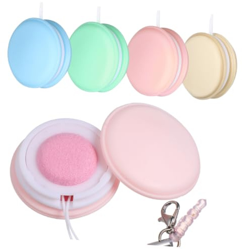 VALICLUD 4pcs Macaron Phone Screen Cleaner Portable Screen Wipes for Cellphone Keychain for Easy Carrying and Cleaning Random Color