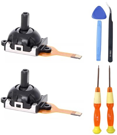 Hzxkqmil Joysticks Analógicos para MSI Claw 8 AI+, Joystick de Repuesto Accesorios de Palancas de Pulgar con Kit de Reparación para MSI Claw 8 AI+ A2VM Console Portable