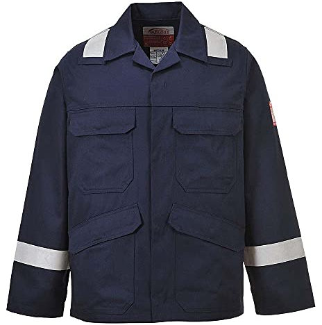 Portwest FR25 Giacca Plus Bizflame, Taglia M, Navy