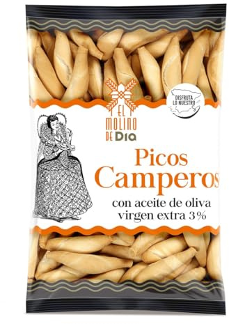 EL MOLINO DE DIA picos camperos con aceite de oliva virgen extra bolsa 200 gr