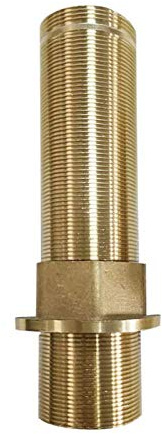 gotonovo Faucet Fittings Nipple Locknut Kit Extension Threaded Pipe Longer Mounting Shank Single Hole 4.7inch