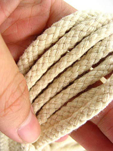 Cordoncino per tende da tappezzeria, spessore 5 mm, 5 m, colore: crema