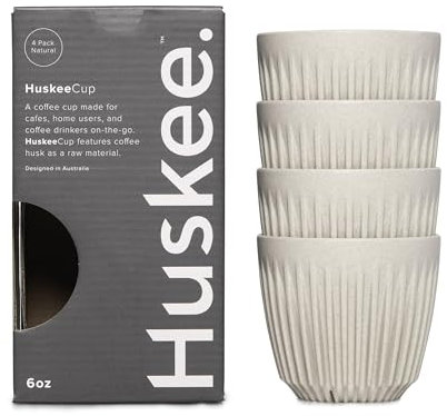 Huskee - HuskeeCup (4-Pack) (Natural, 6oz)