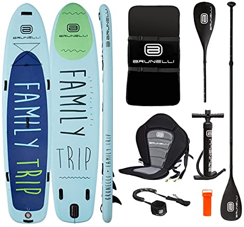 BRUNELLI 12.0 Family Trip SUP Board Stand Up Paddle Surf-Board Familien Board 365x86x15cm