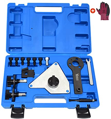 Yuesstloo Engine Timing Tool Kit, Compatible with Alfa Romeo Lancia Delta Chrysler Delta Dodge Dart Jeep Compass Renegade Fiat Multiair 1.4 Engine, with Gloves