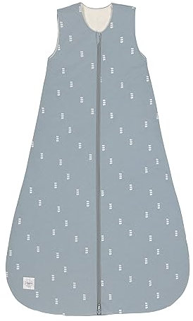 Casual baby året runt sovsäck utan ärmar unisex/sovväska interlock ljusblå storlek 62/68, 3–6 månader