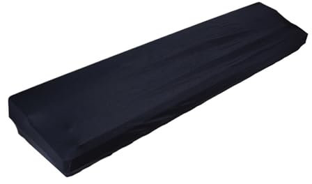 E-Piano-Abdeckung, Elastizität, 61/73/76/88 Tasten, Klaviertastatur-Abdeckungen, universelle Spandex-Staubschutzabdeckung for Klavier (Color : Black, Size : for 61 73 76 Keys)